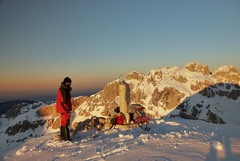 Cumbre del pico Cortés