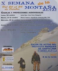 Cartel de la X Semana de la Montaña de Torrelavega