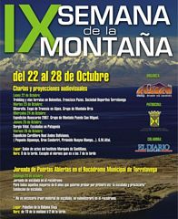Cartel de la IX Semana de la Montaña de Torrelavega